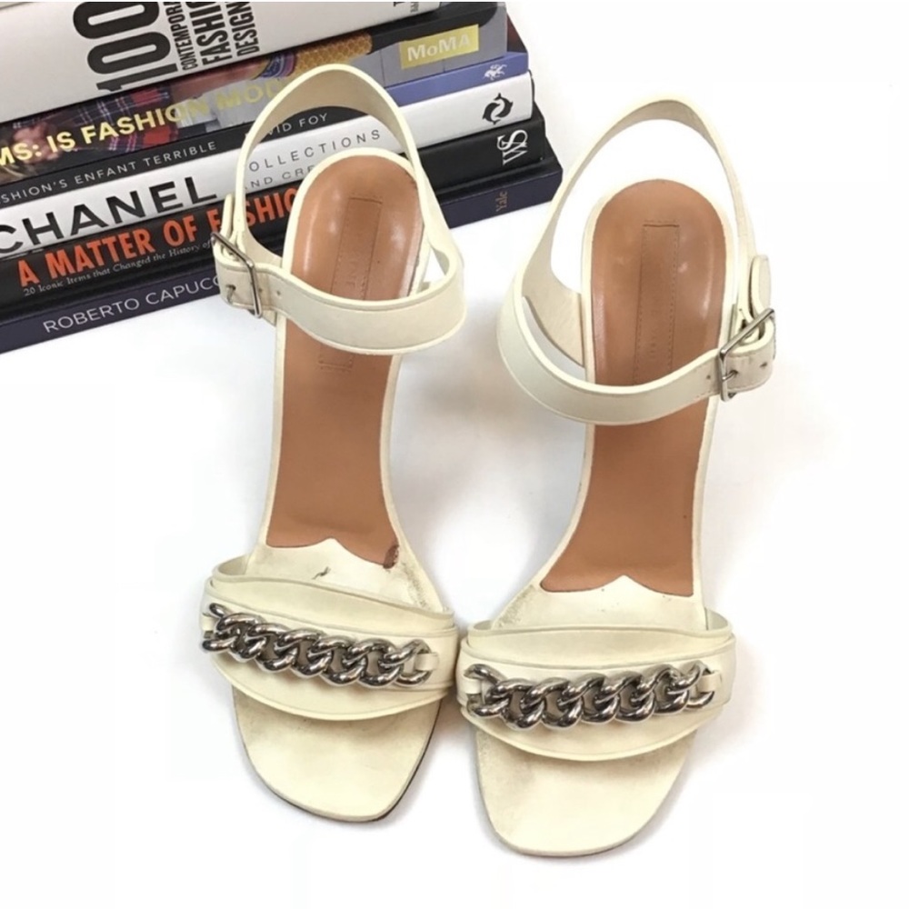 Celine Heels Chain Ankle Strap Leather Phoebe Philo